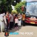 Polres Lampung Utara Amankan Pelepasan Jamaah Haji 1447 H Kloter JKG 15 di Islamic Center Kotabumi
