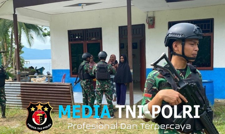 TNI Hadir Memberikan Rasa Aman Terhadap Saudara Diujung Timur Indonesia