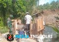 Percepat Akses Mobilitas Warga, Jembatan Perintis Garuda Wilayah Rap Rap Memasuki Tahap Pemasangan Pylon