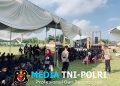 Polres Tulang Bawang Barat Laksanakan Pengamanan Kegiatan Pengesahan Warga PSHT di Lapangan Tiyuh Marga Kencana