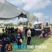 Polres Tulang Bawang Barat Laksanakan Pengamanan Kegiatan Pengesahan Warga PSHT di Lapangan Tiyuh Marga Kencana