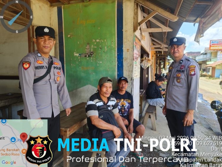 Patroli Siang Hari Samapta Polsek Menyuke Ciptakan Situasi Yang Aman