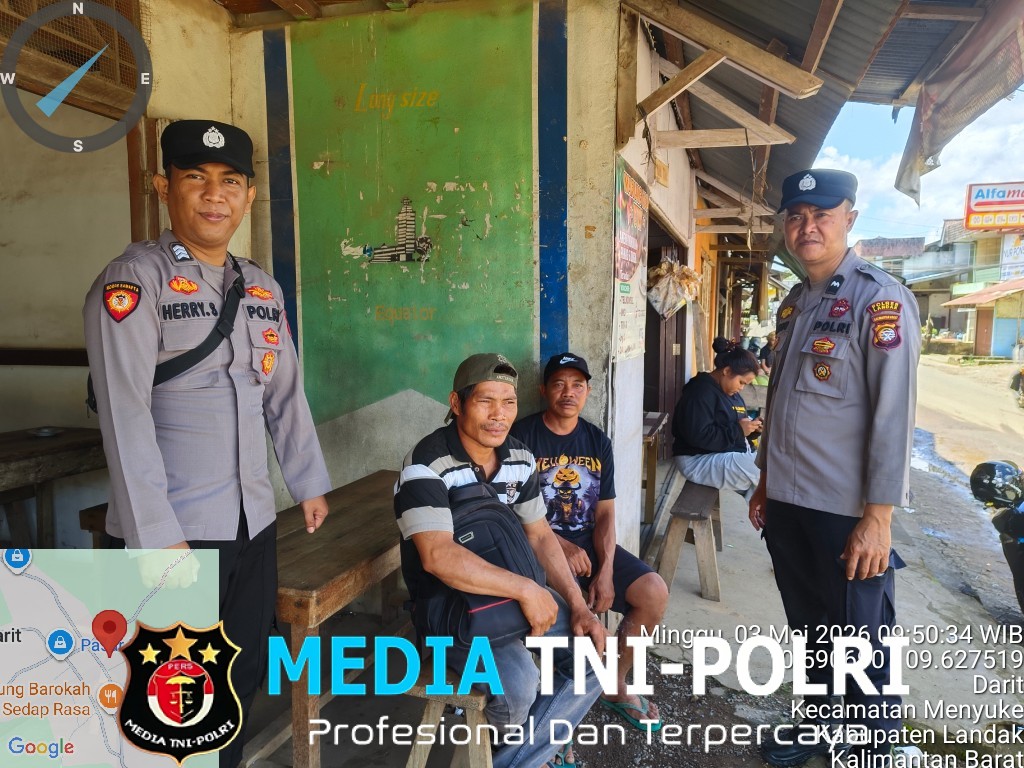 Patroli Siang Hari Samapta Polsek Menyuke Ciptakan Situasi Yang Aman