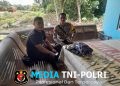 Meski Hari Libur, Bhabinkamtibmas Tetap Hadir, Ajak Warga Waspada Bencana