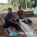 Meski Hari Libur, Bhabinkamtibmas Tetap Hadir, Ajak Warga Waspada Bencana