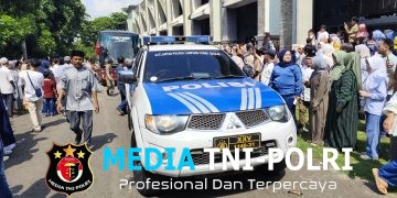 Polres Lampung Utara Kawal Jamaah Haji 1447 H Kloter JKG 15 ke Asrama Haji Bandar Lampung
