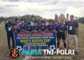 Sepak Bola Antar Desa Jadi Ajang Kebugaran Satgas TMMD Kodim 0402/OKI