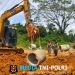 Satgas TMMD ke 128 Kodim 0420/Sarko Pasang Gorong-gorong Besar di Lokasi Perbaikan Jalan