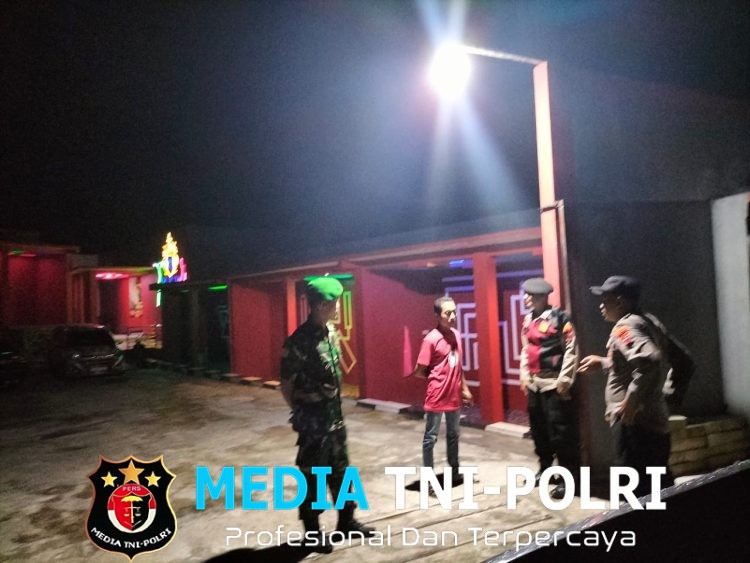 Sinergi TNI-Polri Jaga Kondusifitas Malam di Klego Lewat Patroli Humanis