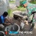Babinsa Sumberboto Bantu Warga Bangun MCK, Wujud Kepedulian Dan Kebersamaan