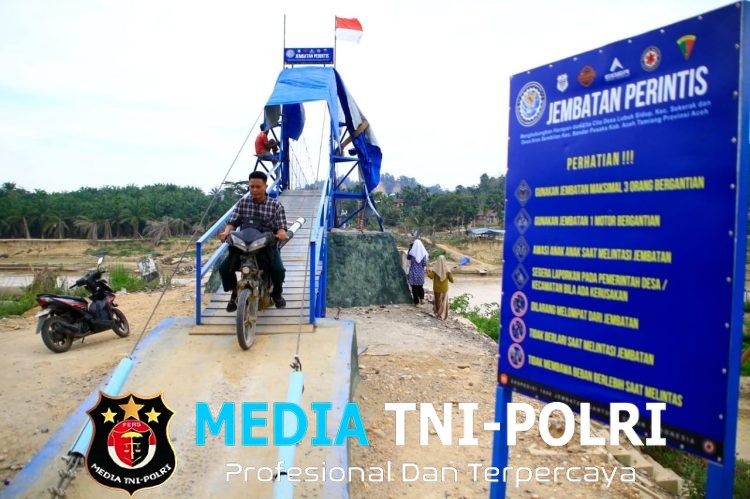 Jembatan Gantung Lubuk Sidup Pulihkan Nadi Ekonomi dan Mobilitas di Aceh Tamiang