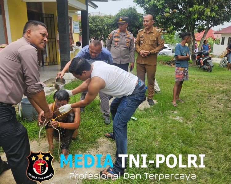 Sigap Dan Humanis Polsek Gunung Malela Amankan Odgj Yang Gali Kuburan, Koordinasi Lintas Instansi Untuk Penanganan Terbaik