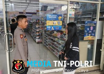 Patroli Siang, Personel Polsek Menjalin Jaga Kondusifitas Wilayah