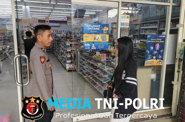 Patroli Siang, Personel Polsek Menjalin Jaga Kondusifitas Wilayah