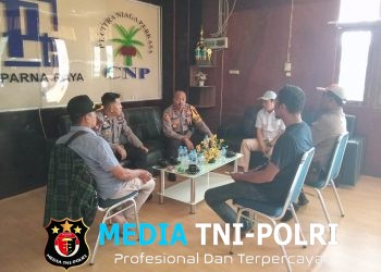 Kapolsek Sebangki Tunjukkan Kepedulian, Jalin Koordinasi Kamtibmas Bersama PT CNP