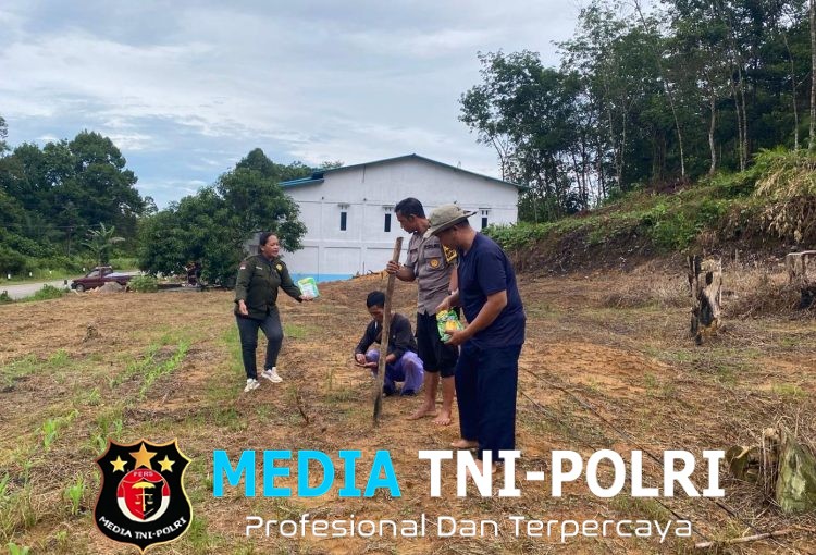 Sinergi Polisi, PPL, dan Warga Jagung Jadi Harapan Baru Desa Mandor Kiru