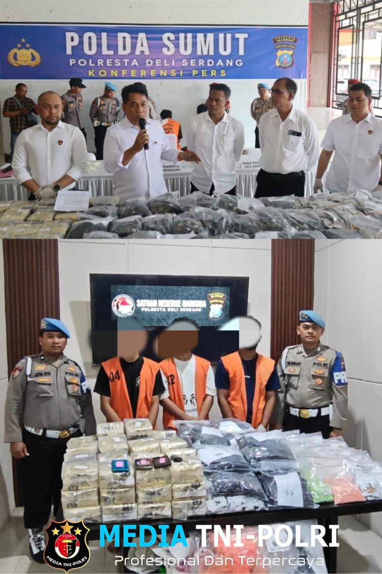 Gagalkan Peredaran Narkoba Skala Besar, Kinerja Kapolresta Dan Katres Narkoba Polresta Deliserdang Banjir Apresiasi
