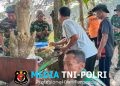 Mak Yem Tersenyum, Dagangan Laris Diborong Satgas TMMD