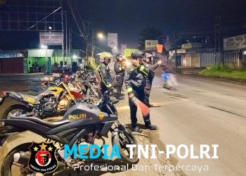 Patroli Malam Digencarkan, Polres Lampung Tengah All Out Jaga Kamtibmas