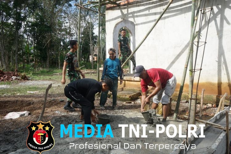 Harapan yang Kembali Terbangun Rehab Musholla TMMD Ke-128 Jadi Cahaya Baru Bagi Warga