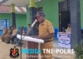 Upacara Pembukaan Ujian Nasional SMP di Ujung Timur Indonesia Berlangsung Khidmat Bersama TNI