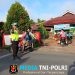 Aktif Rutin, Personel Polsek Mempawah Hulu Laksanakan Strong Point Pagi di Lingkungan Sekolah