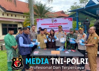 Satresnarkoba Polres Sarolangun Gelar Press Release, Musnahkan Ribuan Gram Sabu dan Ratusan Butir Ekstasi