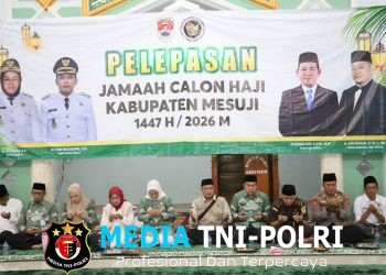Polres Mesuji Kawal Ketat Pelepasan Calon Jamaah Haji 2026, Pastikan Keamanan dan Kelancaran