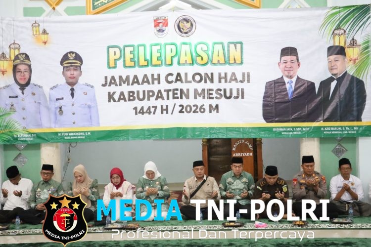 Polres Mesuji Kawal Ketat Pelepasan Calon Jamaah Haji 2026, Pastikan Keamanan dan Kelancaran