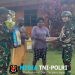 Binter Bakti Sosial, Satgas Yonif 521/DY Peduli Berbagi Sembako untuk Sesama di Distrik Elilem