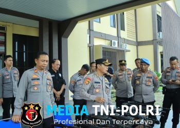 Polres Tulang Bawang Barat Laksanakan Pemeriksaan Berkala Senpi Dinas Milik Personel Polres dan Polsek