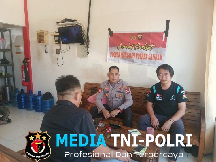Jum’at Curhat, Polsek Menjalin Tampung Aspirasi Warga Terkait Kamtibmas