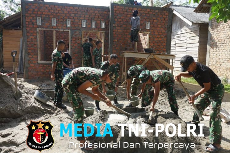 Wujudkan Hunian Layak, Program Rehab RTLH TMMD Ke-128 Kodim OKI Bawa Harapan Baru bagi Warga