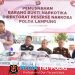 Polda Lampung Musnahkan Barang Bukti Narkoba dari Tujuh Kasus, Selamatkan 216 Ribu Jiwa