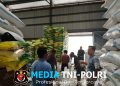 Polres Lampung Utara Cek Stok Pangan di Gudang Bulog, Persediaan Dipastikan Aman