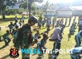 Keceriaan Anak-Anak Kaimana: Satgas Yonif 410/ALG Gelar Senam Gembira di SD Inpres Kiruru