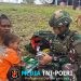 Dari Kampung ke Kampung, Satgas Yonif 521/DY Hadir Bangkitkan Harapan melalui Pengobatan Gratis dan Pembagian Sembako bagi Warga di Distrik Napua