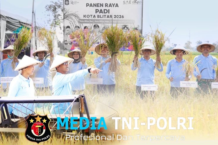Sinergi Muspida Kota Blitar dalam Panen Raya, Wujudkan Kemandirian Pangan Daerah