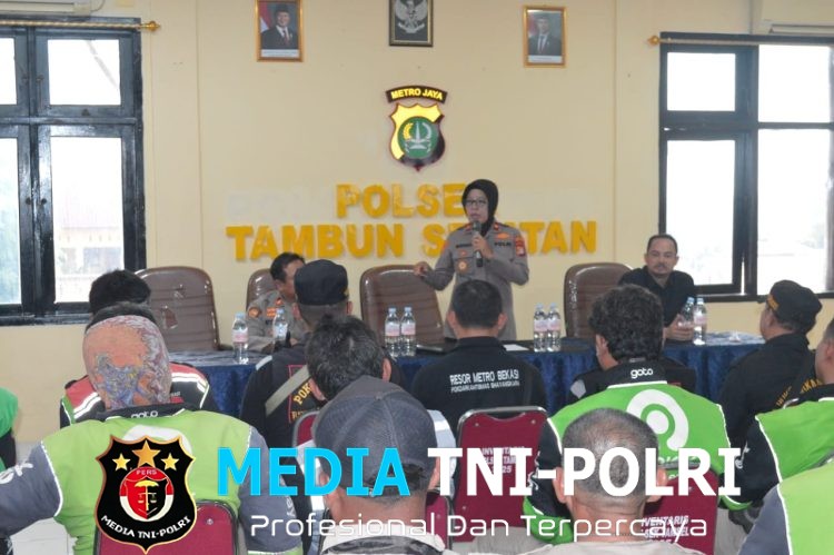 OJOL Se-Kecamatan Tambun Selatan Bersatu, Siap Dukung Keamanan dan Ketertiban Masyarakat