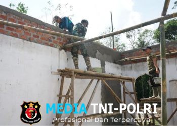 TMMD Ke-128 Kodim 0402/OKI Percepat Rehab Musholla Al-Hidayah, Wujudkan Tempat Ibadah yang Nyaman bagi Warga