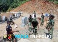 Sinergi Kodim 0211/TT dan Yon TP 908/GD Tuntaskan Pembangunan Jembatan Aramco di Desa Sait Kalangan II