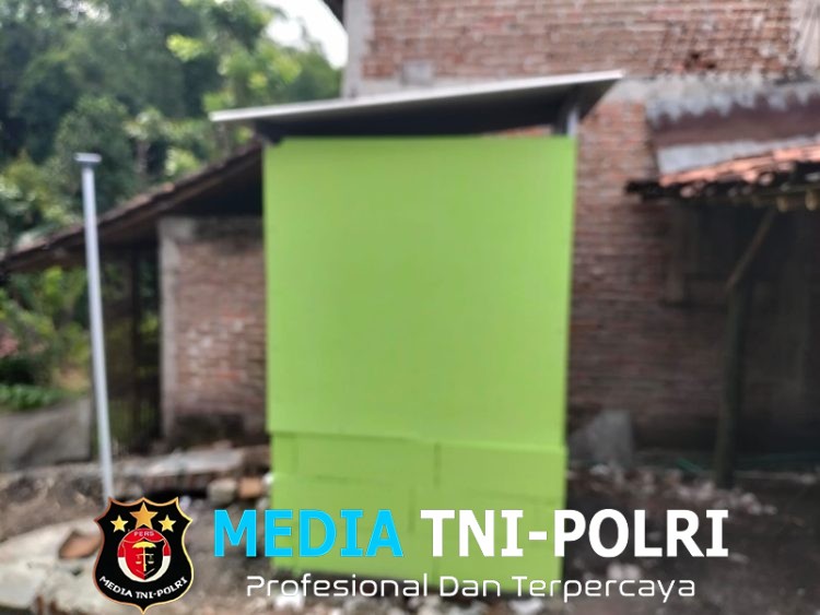 Tuntaskan Masalah Sanitasi Pembangunan Jamban Sehat TMMD Reguler ke-128 Kodim Sragen Capai 100 Persen