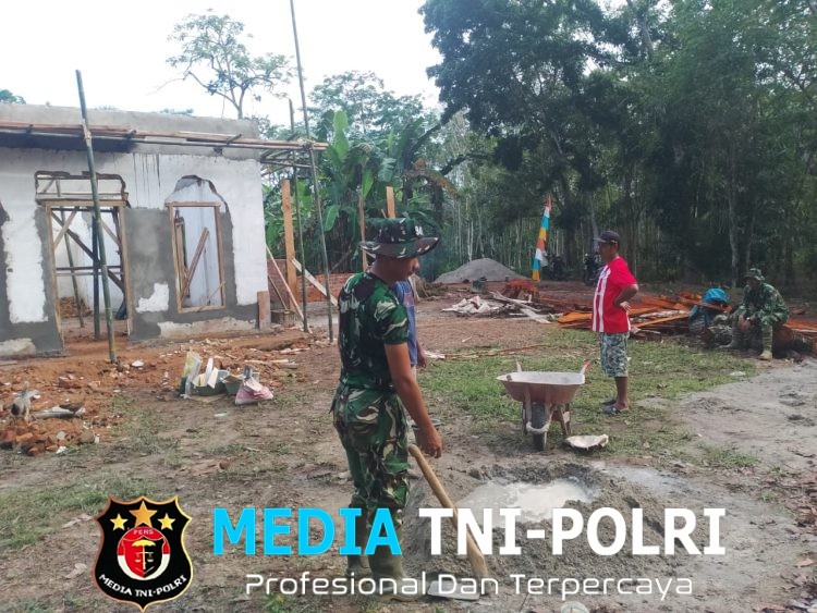 Satgas TMMD Kodim 0402/OKI Maksimalkan Pembangunan Musholla untuk Masyarakat
