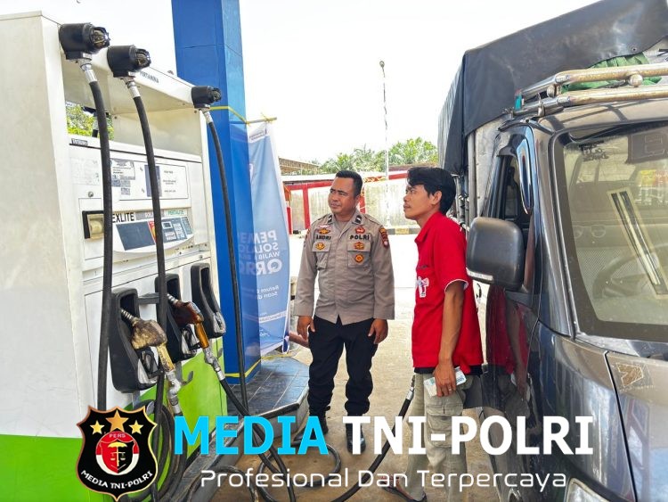Patroli Obyek Vital di SPBU, Upaya Polsek Kuala Behe Cegah Gangguan Kamtibmas