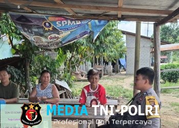 Bhabinkamtibmas Subsektor Sompak Tingkatkan Patroli Kamtibmas di Siang Hari