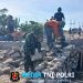 Kodim 0208/AS Rampungkan Pembangunan Jembatan Armco di Desa Teluk Dalam