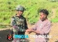 Pendampingan Warga Bercocok Tanam dan Merawat Kebun, Satgas Yonif 521/DY Gencarkan Binter TNI di Distrik Eragayam
