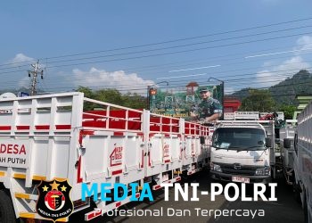 Sebanyak 53 Unit Truk Operasional Koperasi Merah Putih Tiba Di wilayah Kodim Wonogiri