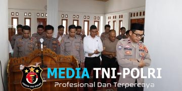 Polres Lampung Barat Laksanakan Shalat Ghaib untuk Brigpol Arya Supena, S.H.