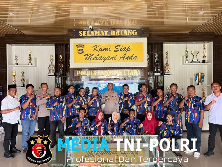 Perkuat Sinergi, Kapolres Lampung Utara Jalin Silaturahmi Bersama Perwakilan Sabuk Kamtibmas